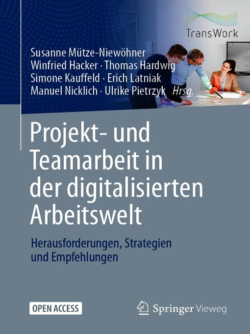 Title details for Projekt- und Teamarbeit in der digitalisierten Arbeitswelt by Susanne Mütze-Niewöhner - Available